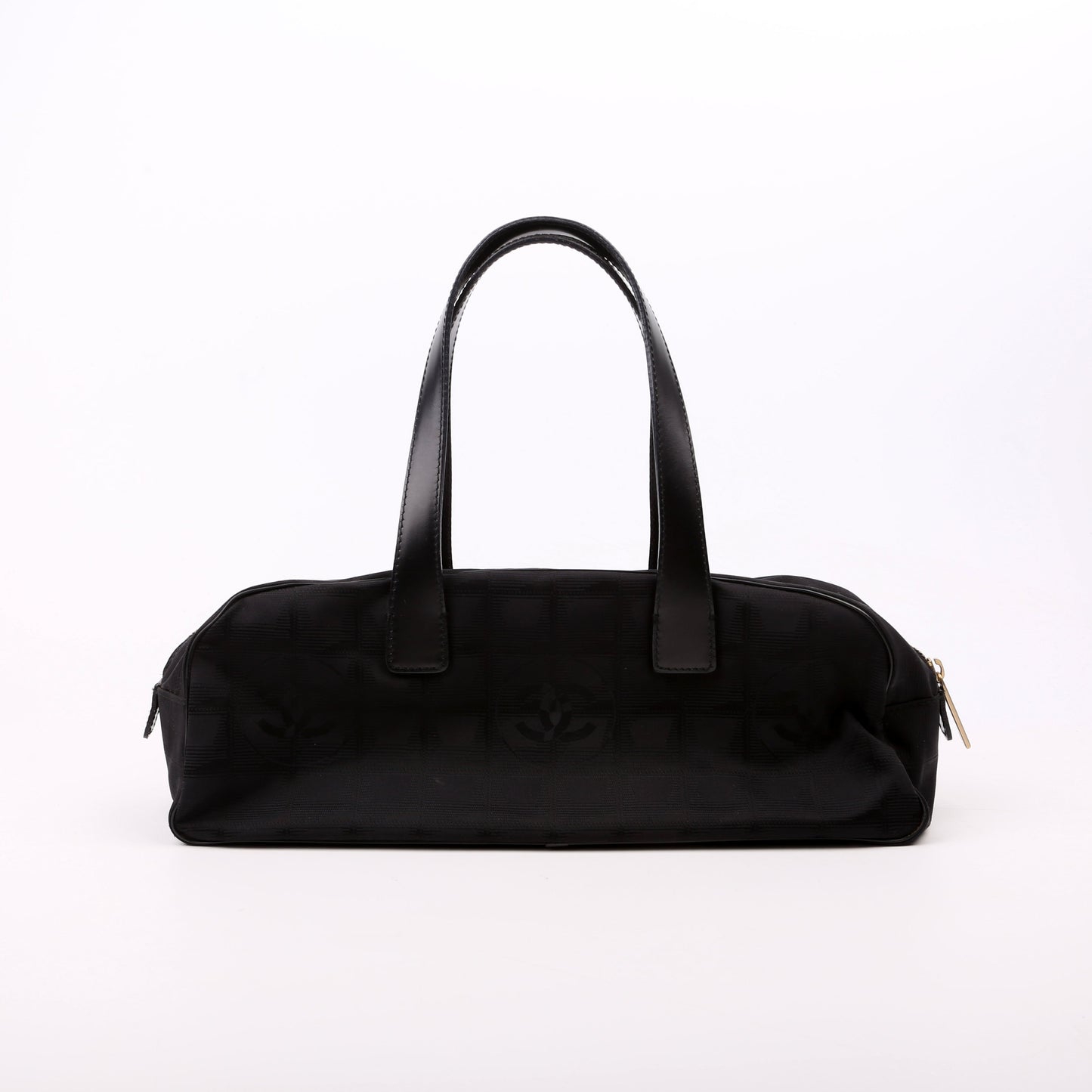 Chanel Travel Ligne Bowler Nylon 8M Bag
