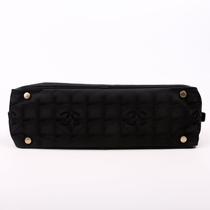 Chanel Travel Ligne Bowler Nylon 8M Bag