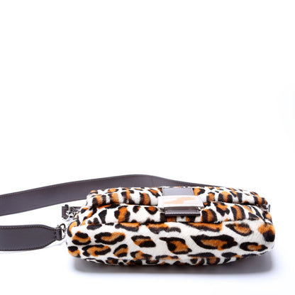 Fendi 8BR600 Leopard Printuette Calfskin Hair Bag