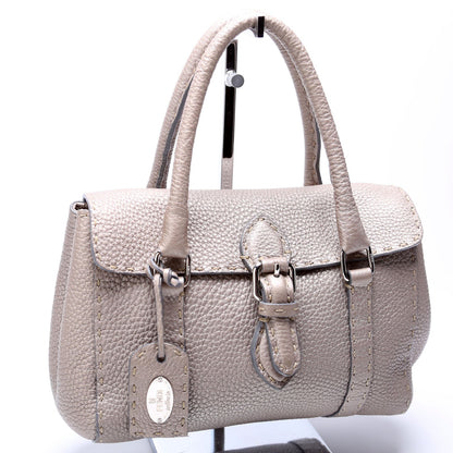 Fendi 8BR486 Selleria Mini Linda Handle Silver Bag