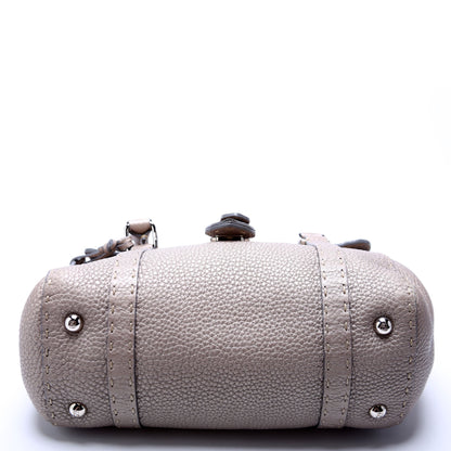Fendi 8BR486 Selleria Mini Linda Handle Silver Bag