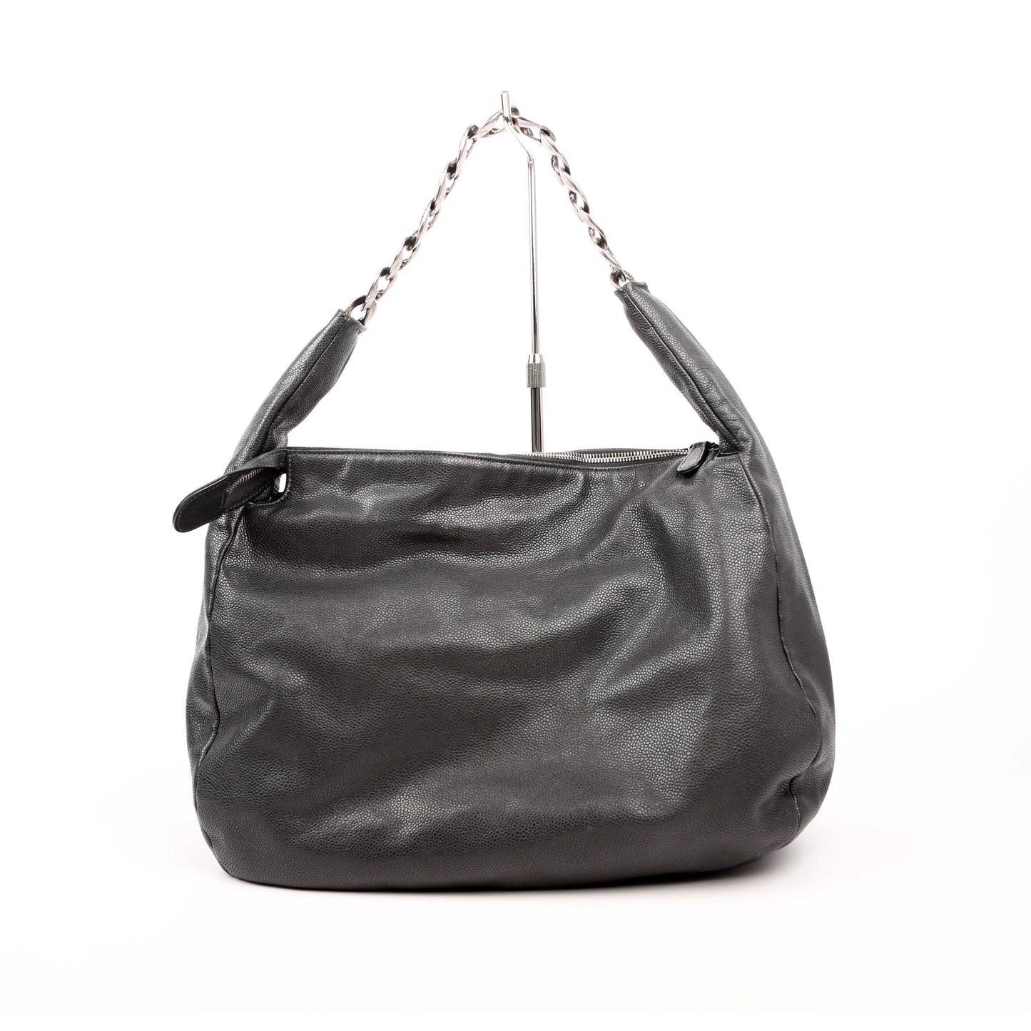 Chanel 31 Caviar Hobo Grey Bag