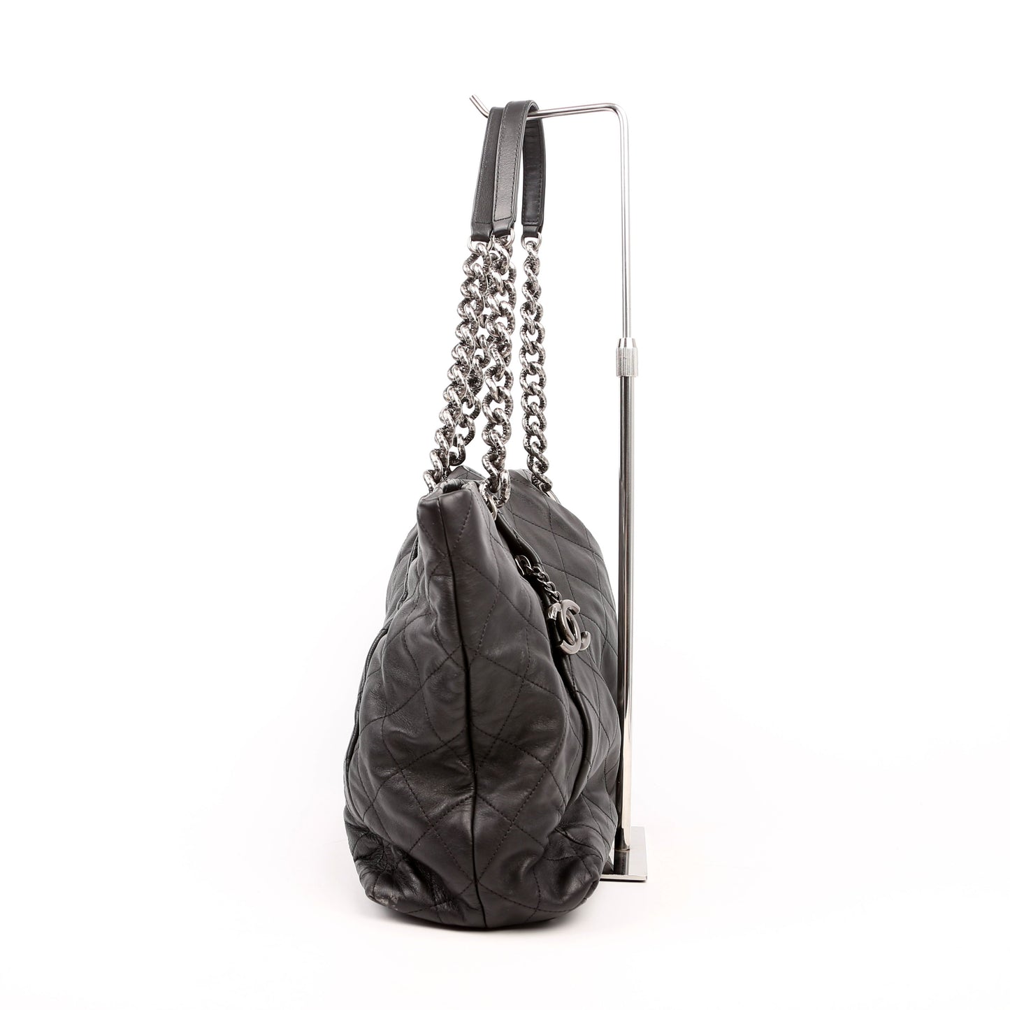 Chanel Coco Pleats Tote 16M Black Bag