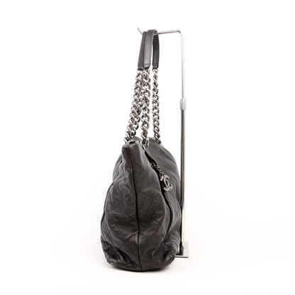 Chanel Coco Pleats Tote 16M Black Bag