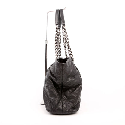 Chanel Coco Pleats Tote 16M Black Bag