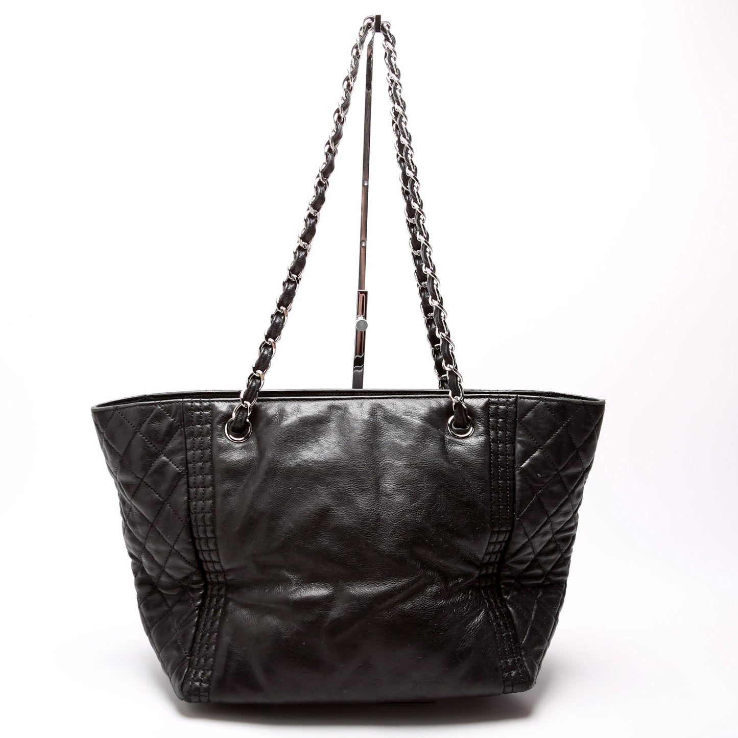 Chanel Coco Bangle Calfskin Tote Black Bag