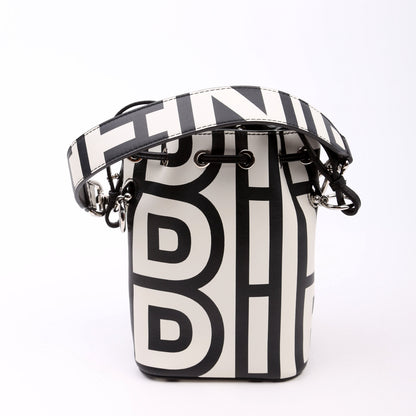 Fendi x Marc Jacobs Mon Tresor Mini Bucket Leather 8BS010 Black/White Bag