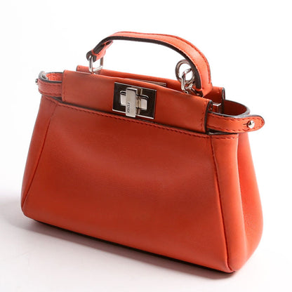 Fendi Micro Peekaboo Coral Bag