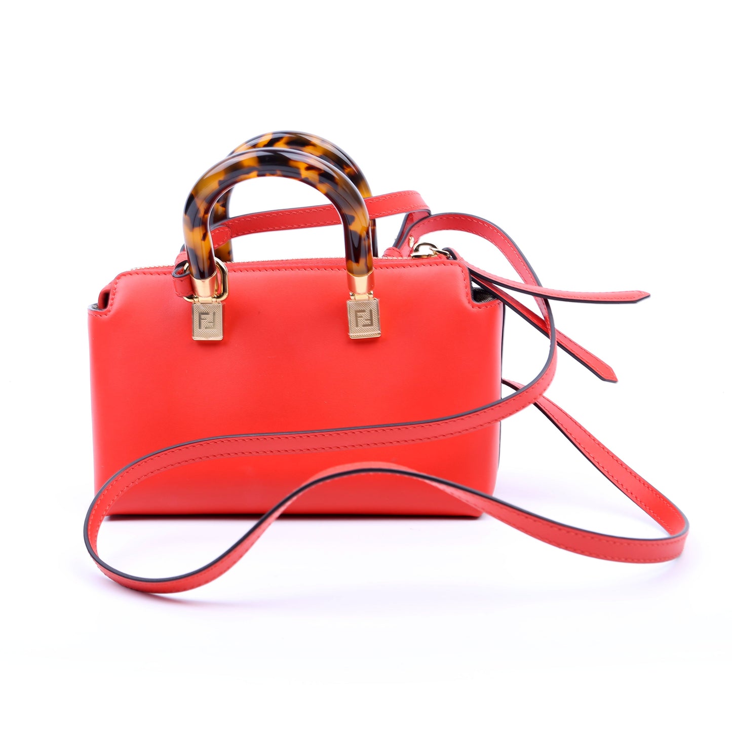 Fendi Mini By The Way Boston Red Bag
