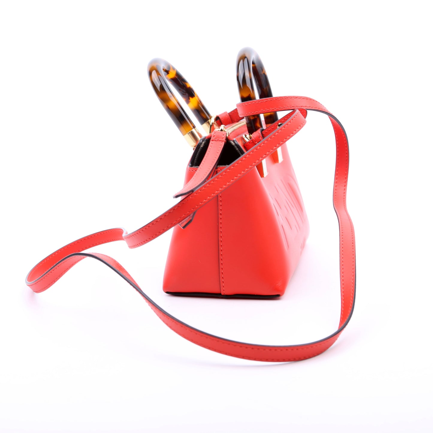 Fendi Mini By The Way Boston Red Bag