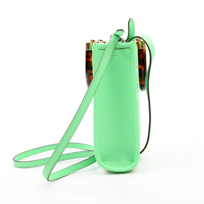 Fendi Mini Sunshine Shopper Green Bag
