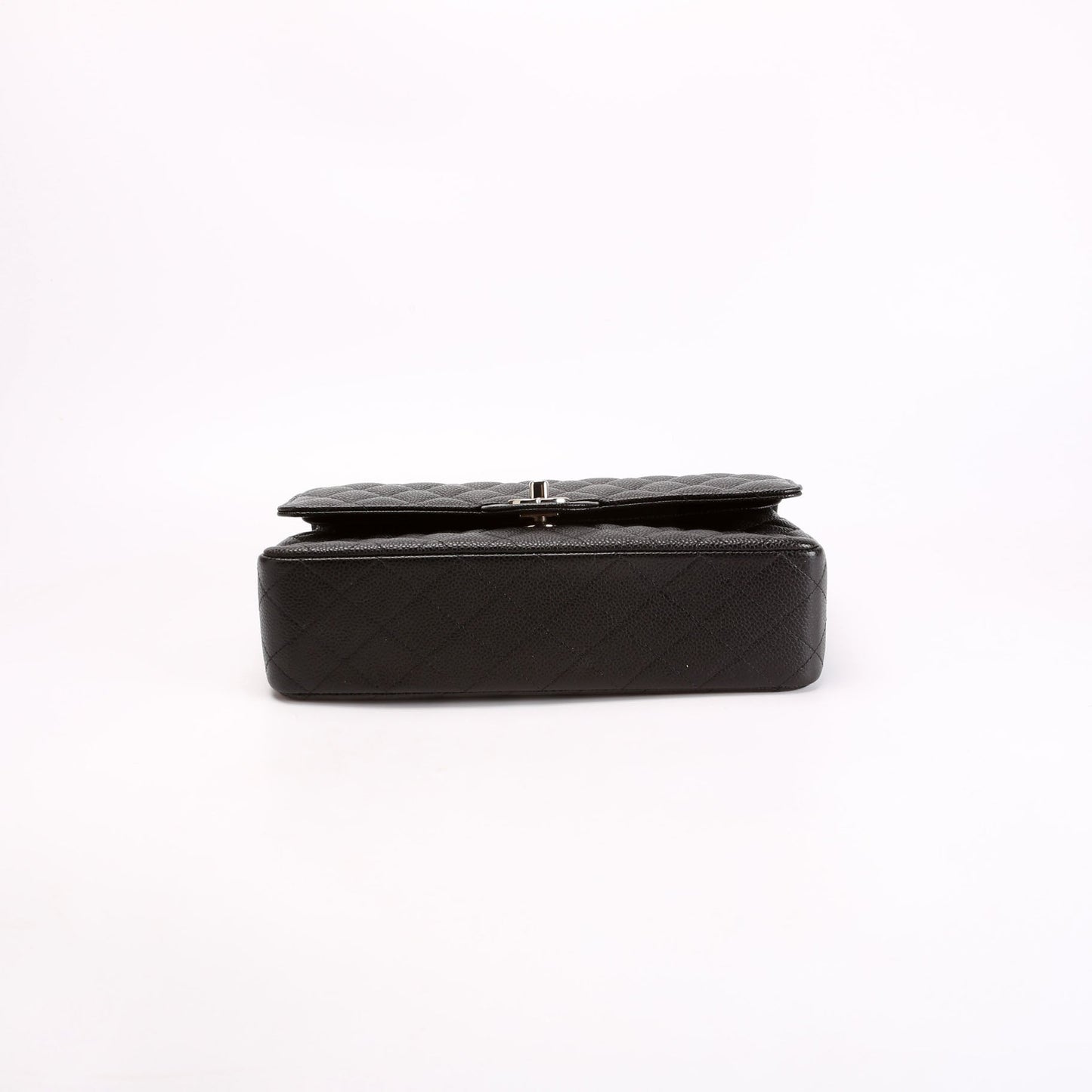 Chanel Classic Flap Medium Caviar 28M Black Bag