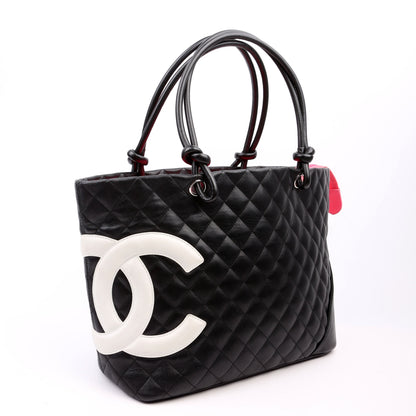 Chanel Cambon Ligne Large Tote Black Bag