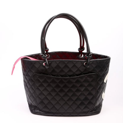 Chanel Cambon Ligne Large Tote Black Bag
