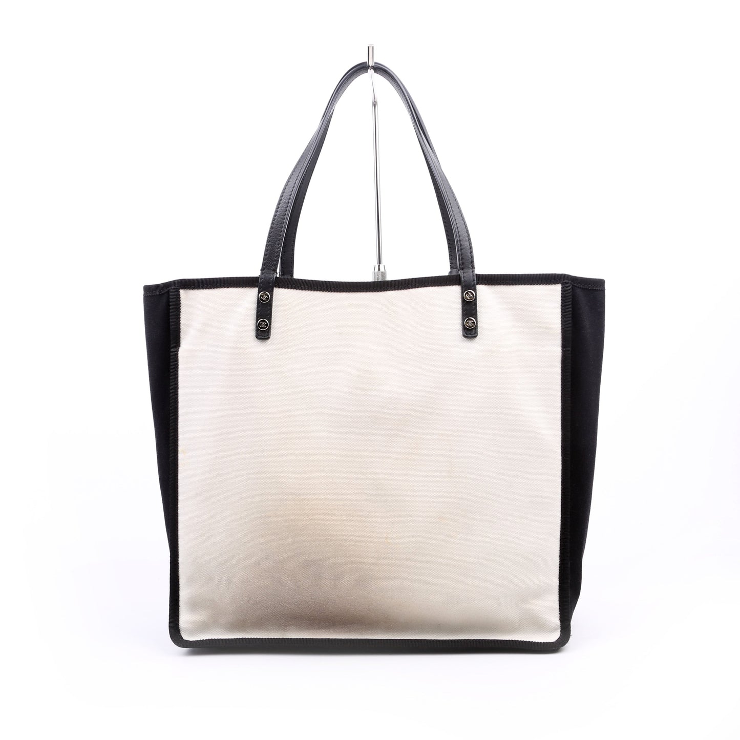 Chanel CC Lets Demonstrate Canvas Tote Small 20M Bag