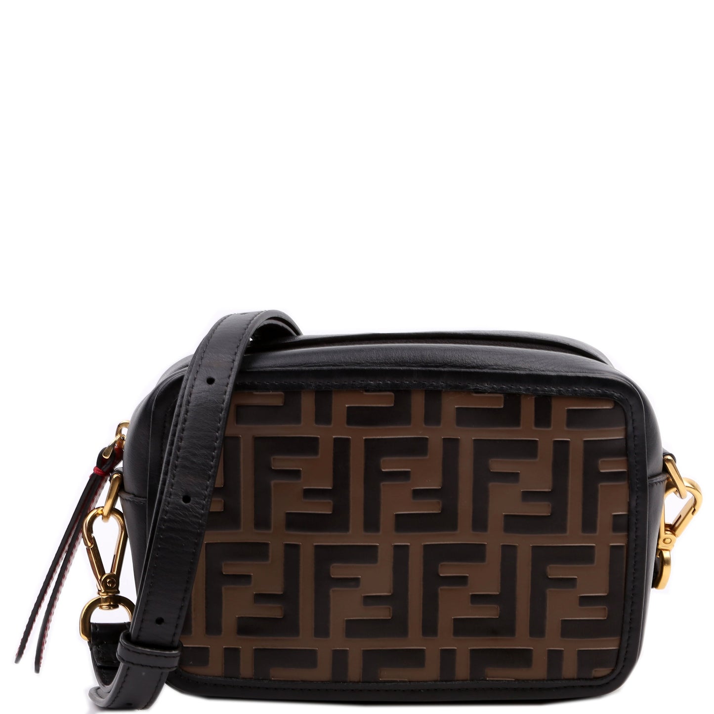 Fendi FF Embossed 1974 Mini Camera Bag