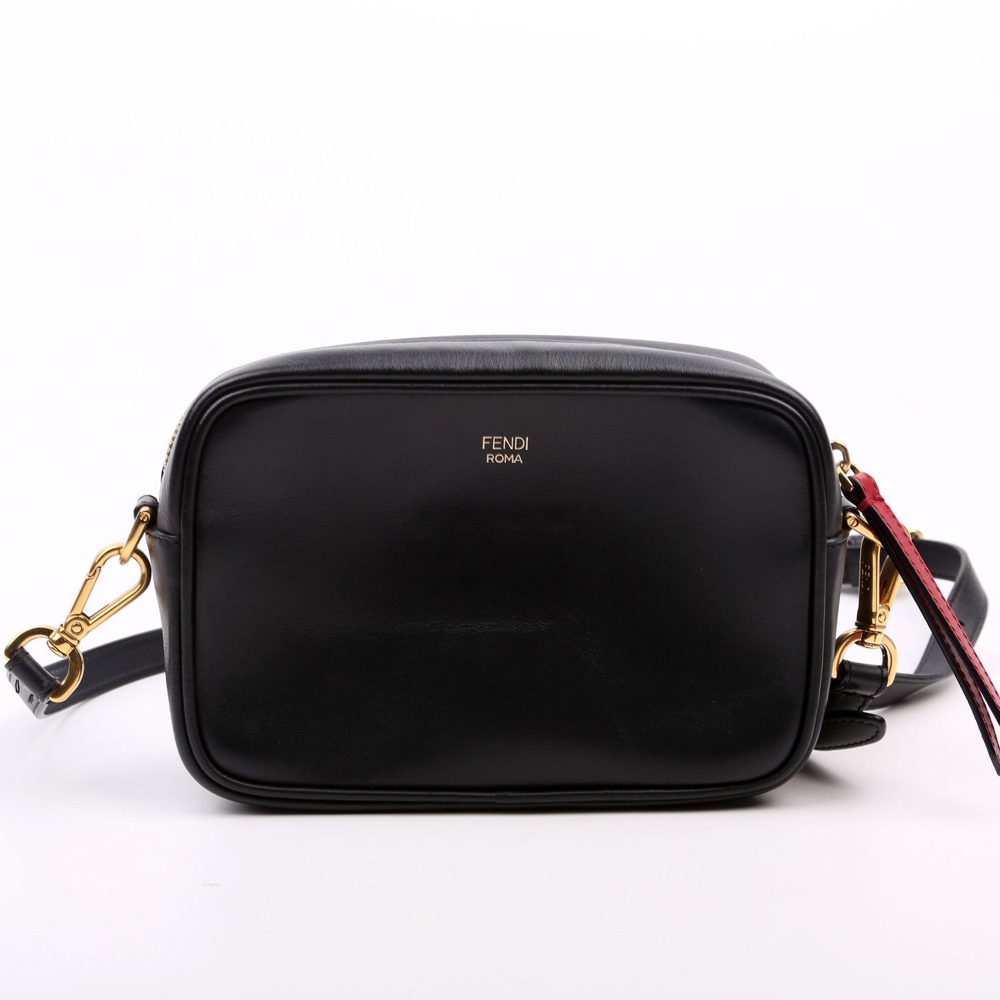 Fendi FF Embossed 1974 Mini Camera Bag
