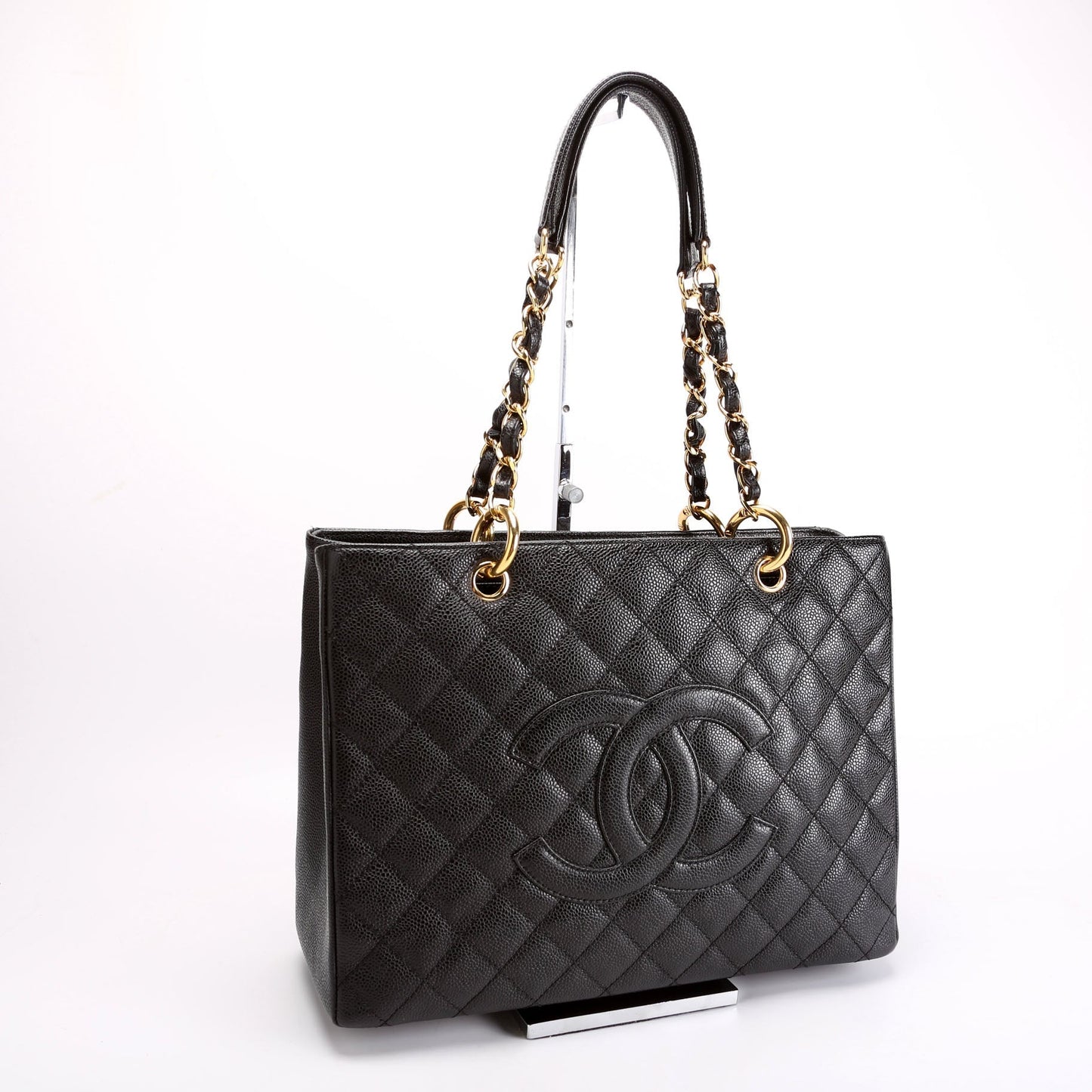 Chanel Grand Shopping Tote Caviar Black Bag