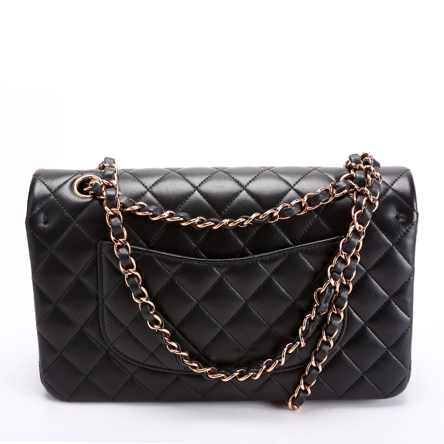 Chanel Classic Flap Medium Lambskin RFID Black Bag