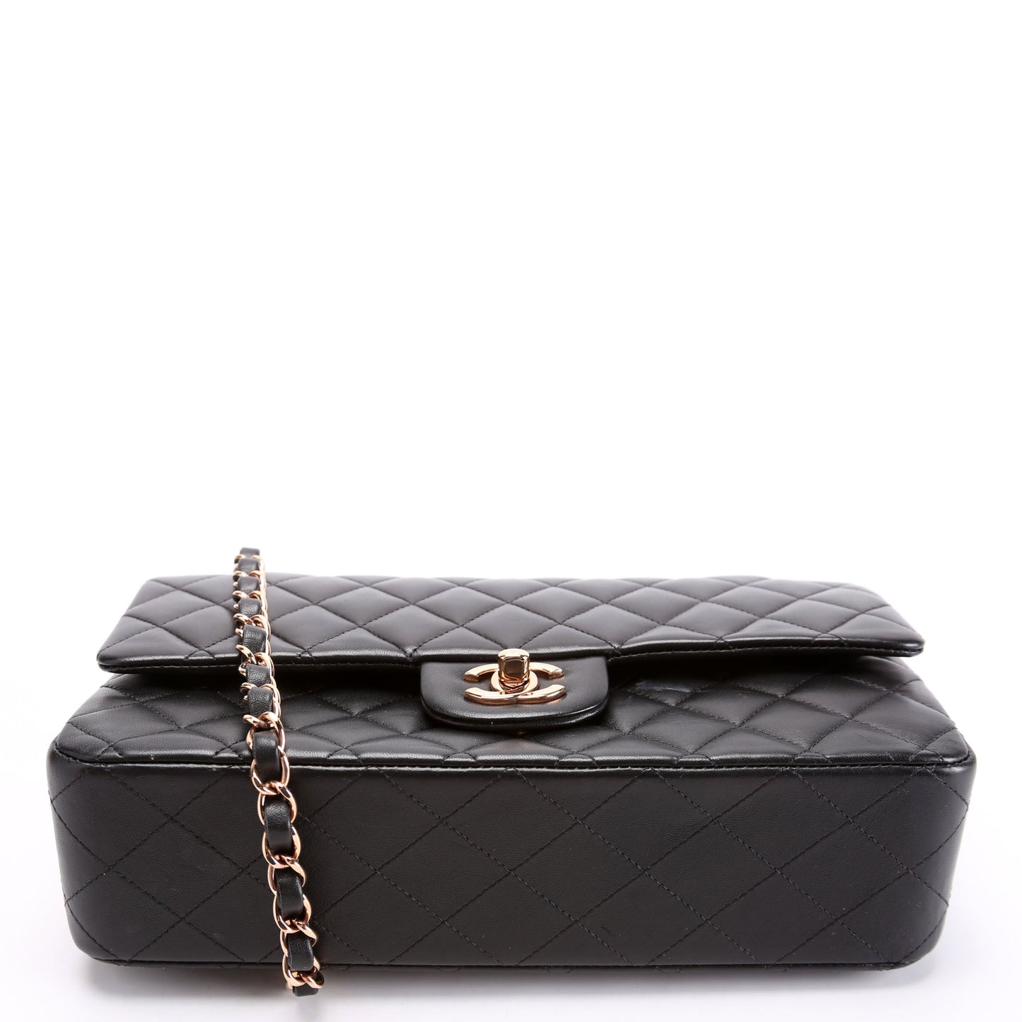 Chanel Classic Flap Medium Lambskin RFID Black Bag
