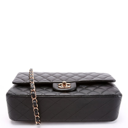 Chanel Classic Flap Medium Lambskin RFID Black Bag