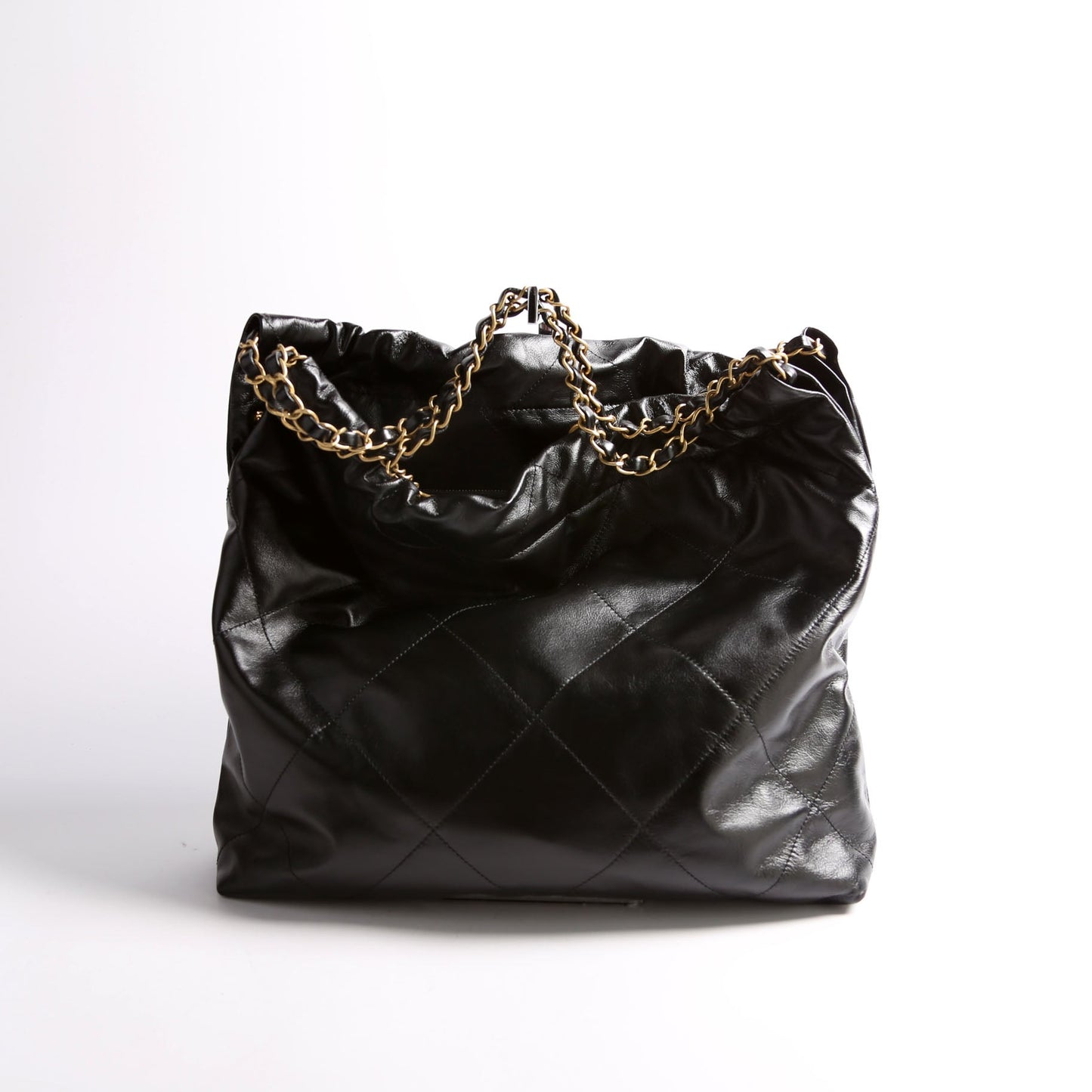 Chanel 22 Quilted Medium Hobo RFID Black/Gold Bag