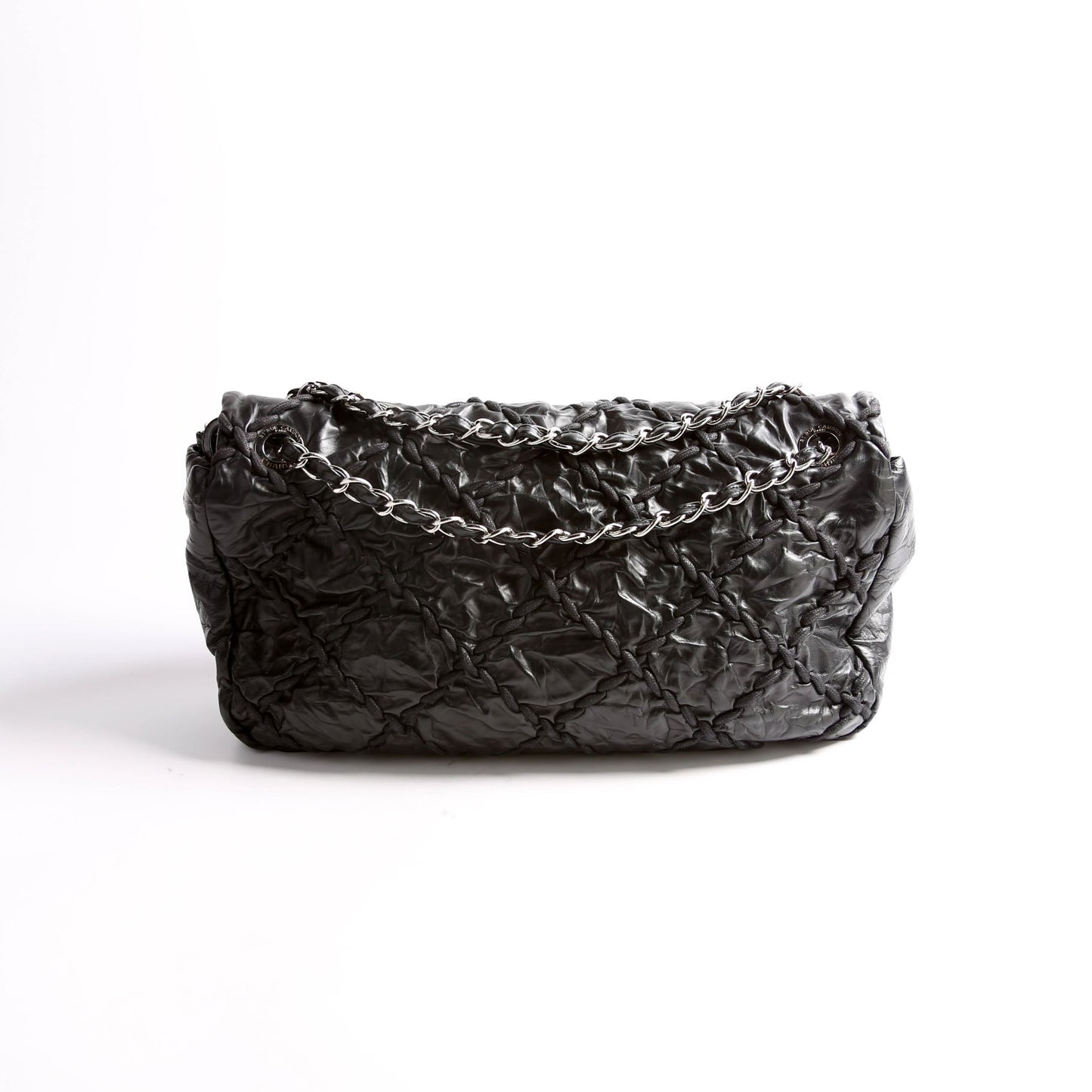 Chanel Jumbo Ultra Stitch Flap 15M Black Bag
