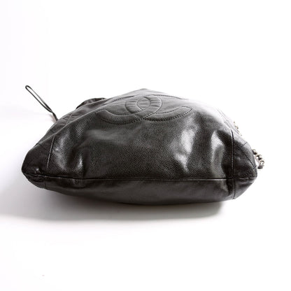 Chanel Caviar 31 Drawstring Tote 13M Black Bag