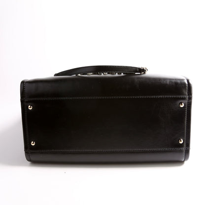 Chanel Deauville Shiny Calf/Tweed Large Tote RFID Black Bag