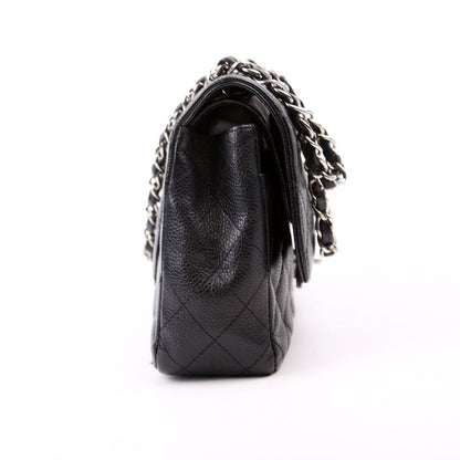 Chanel Classic Flap Medium Caviar Black Bag