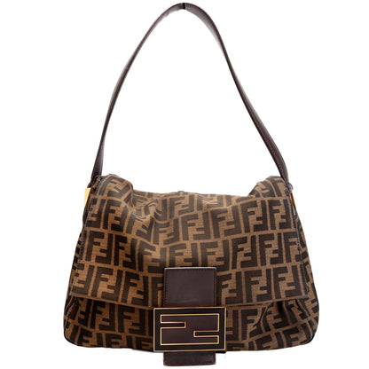 Fendi 8BR638 Forever Mama Zucca Brown Bag