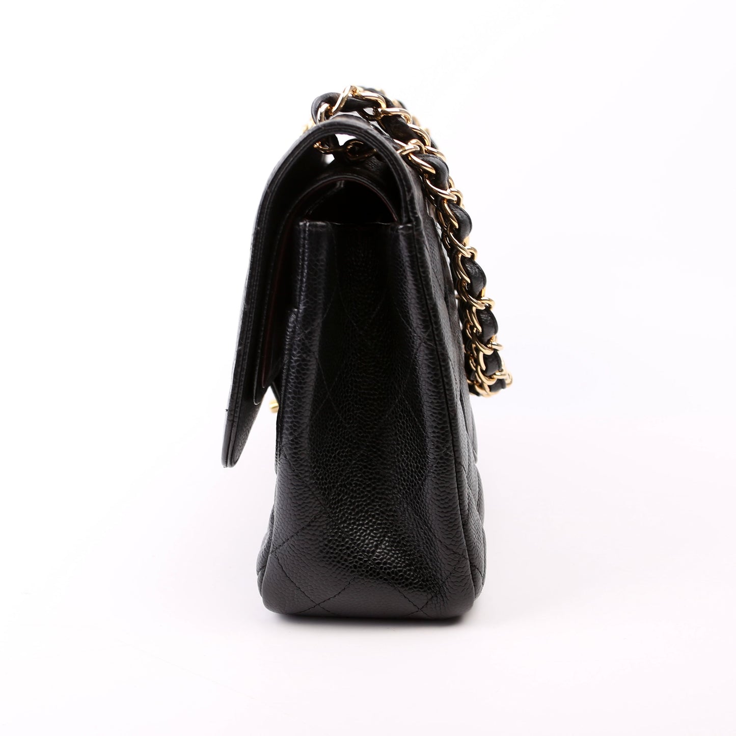 Chanel Classic Flap Jumbo Caviar 16M Black Bag