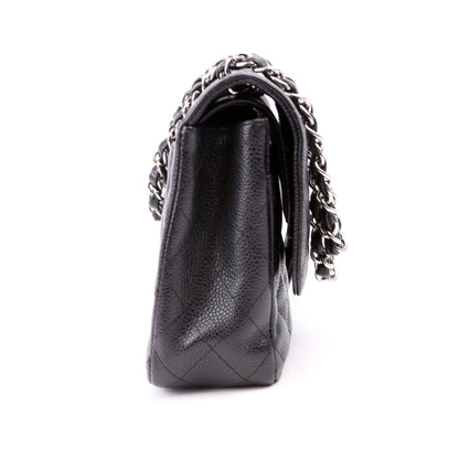Chanel Classic Flap Medium Caviar Black Bag