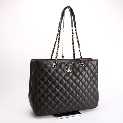 Chanel CC Shopper Tote Large Caviar RFID Black Bag