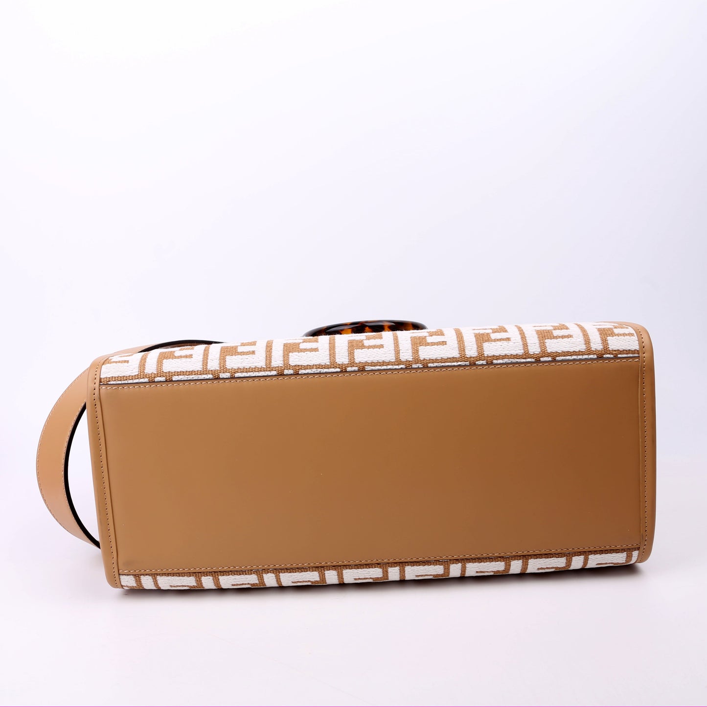 Fendi 8BH386 Sunshine Shopper Medium Raffia Bag