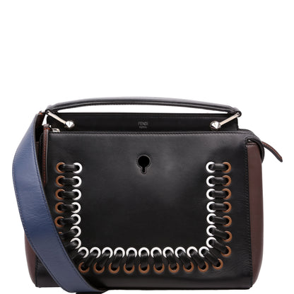 Fendi 8BN293 Dotcom Whipstitch Medium Bag