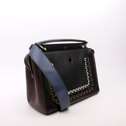 Fendi 8BN293 Dotcom Whipstitch Medium Bag