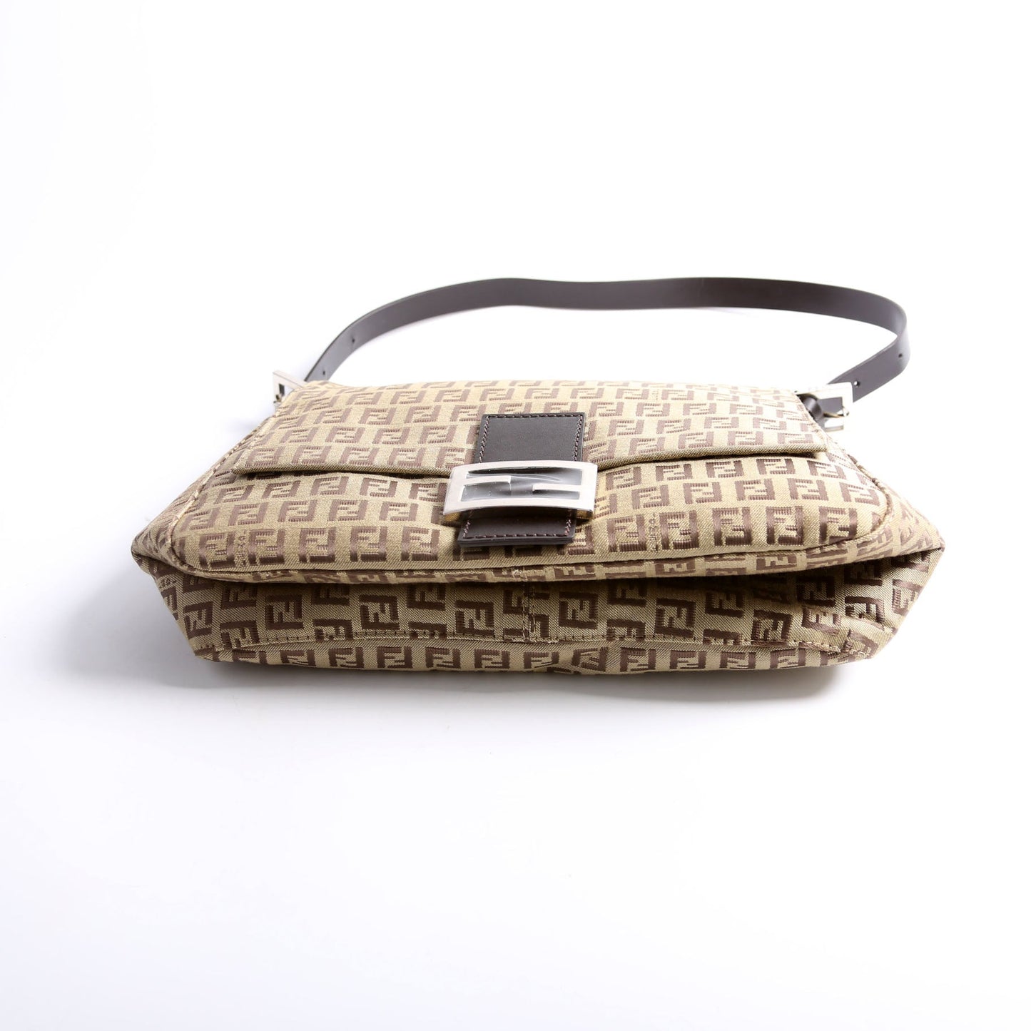 Fendi Mama Forever Zucchino Fabric Brown/Beige Bag