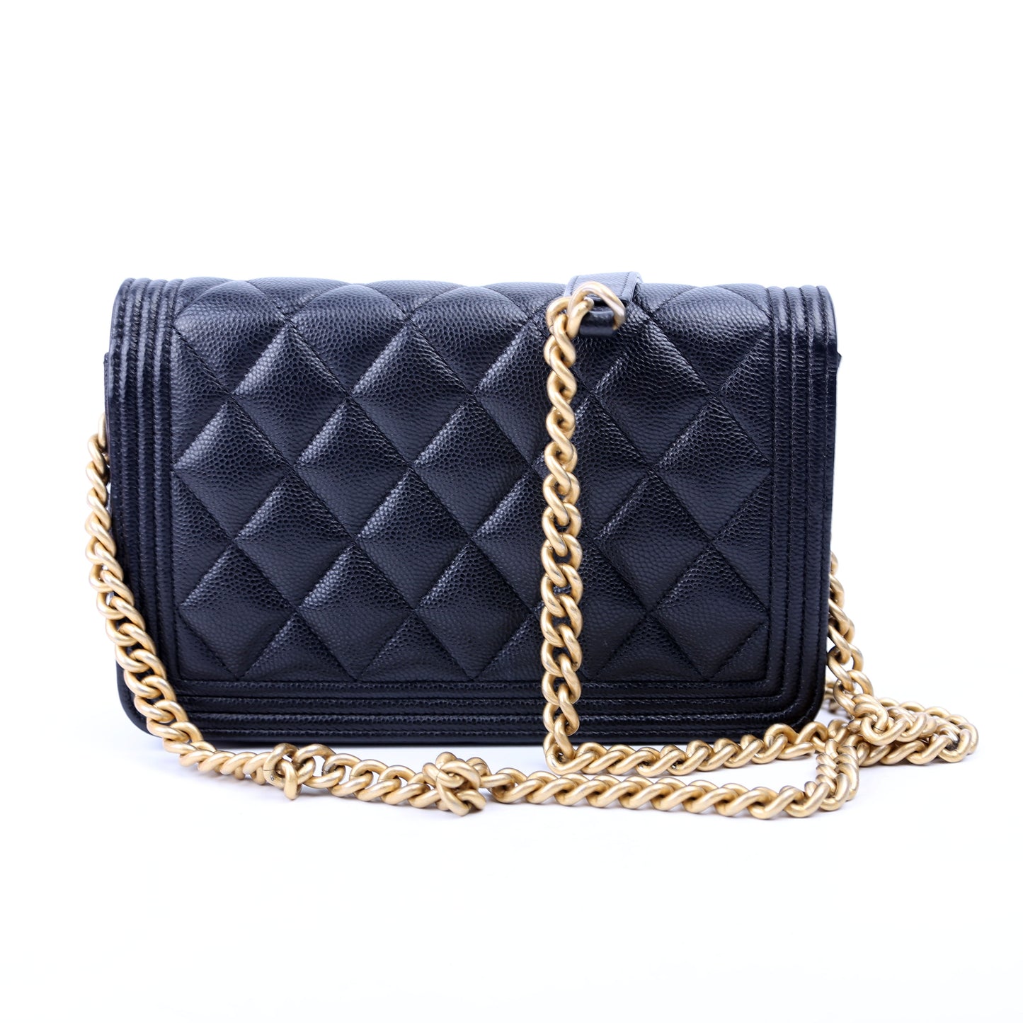 Chanel WOC Boy Caviar Black Bag