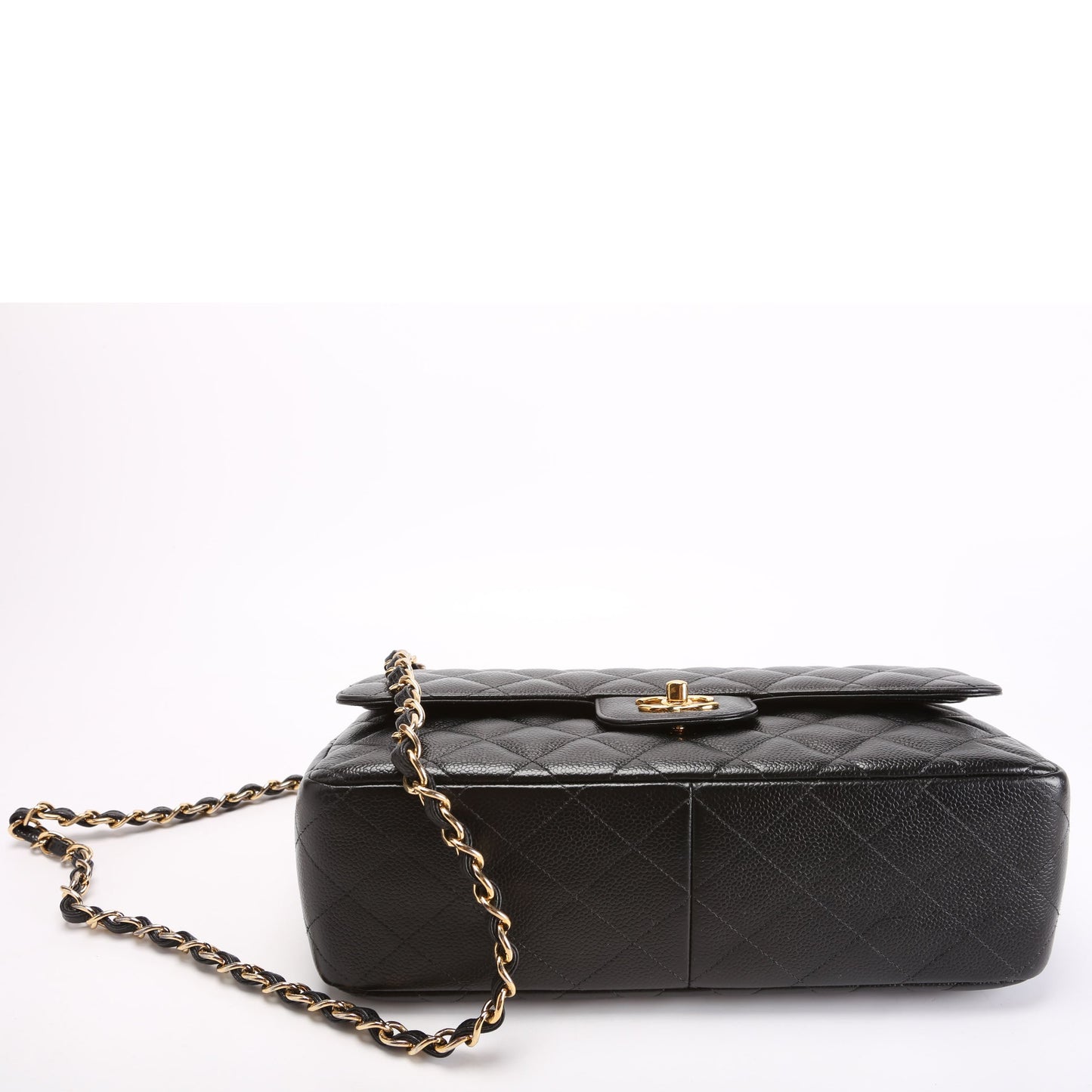 Chanel Classic Flap Jumbo Caviar 25M Black Bag