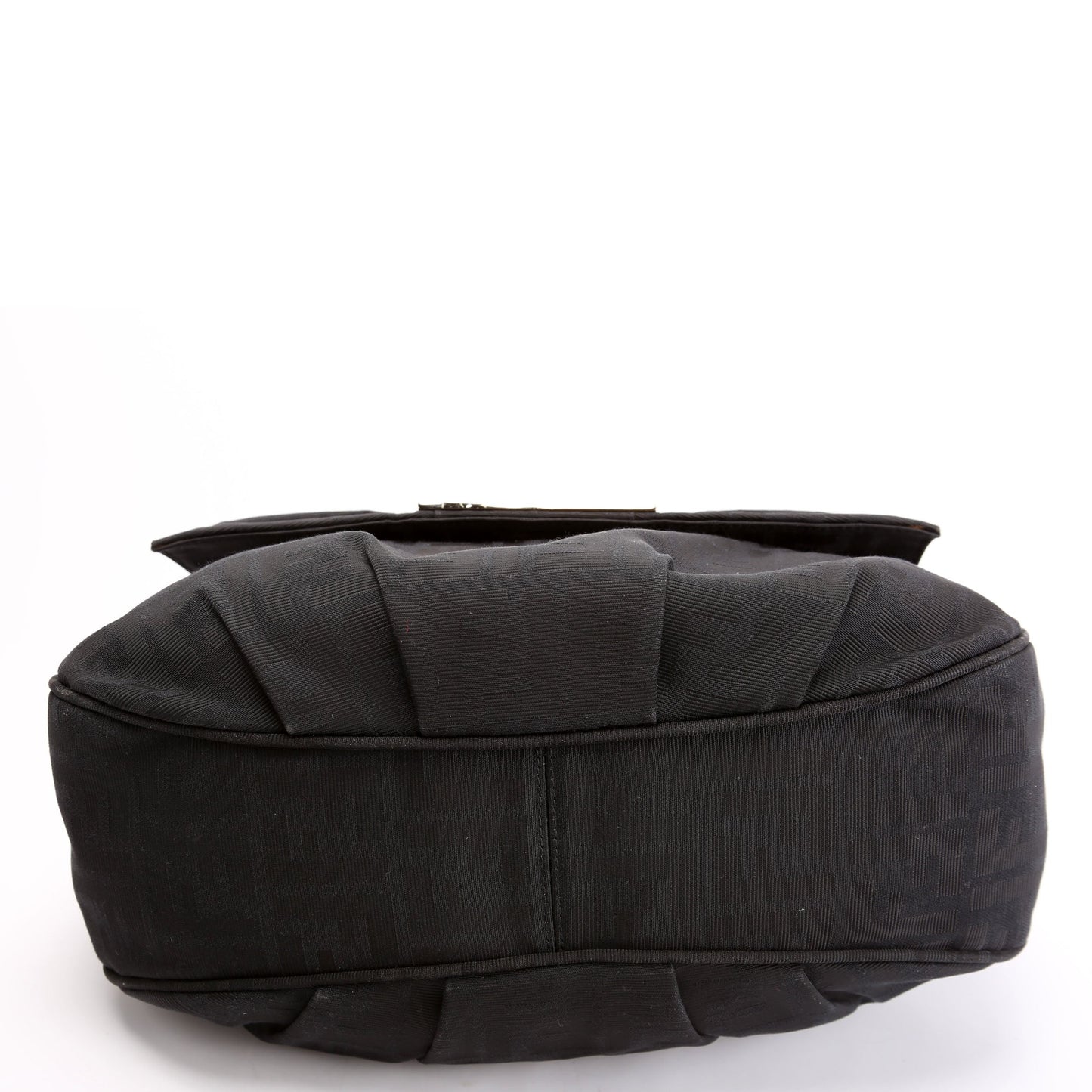 Fendi 8BR614 Zucca Mia Flap Black Bag