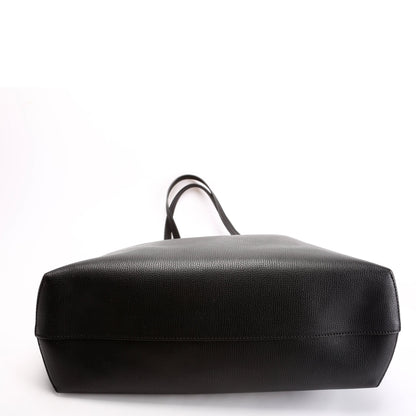 Fendi 8BH348 F Logo Shopper Black Bag