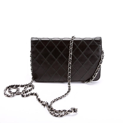 Chanel Diamond Stitch Quilted Lambskin WOC 14M Black Bag
