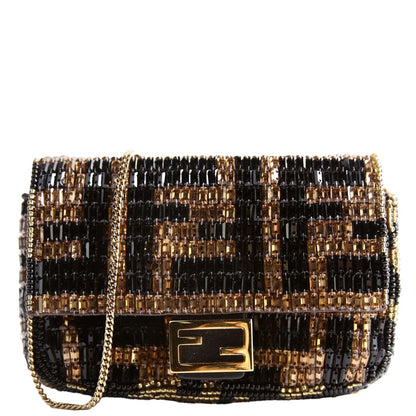 Fendi 7AH844 Nanouette Beaded Bag