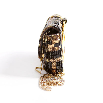 Fendi 7AH844 Nanouette Beaded Bag
