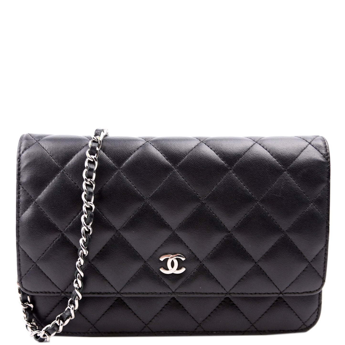 Chanel WOC Classic Quilted Lambskin Black Bag