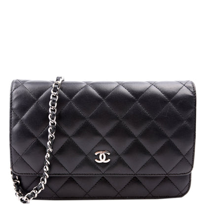 Chanel WOC Classic Quilted Lambskin Black Bag