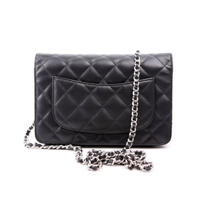 Chanel WOC Classic Quilted Lambskin Black Bag