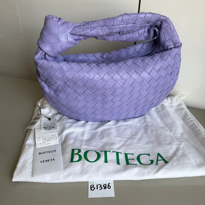 Bottega Veneta Teen Jodie Small Lambskin Leather Lightening Lilac Purple 36cm