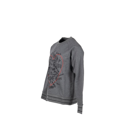 Dior Size 38 Dior Amour Graffiti Sweatshirt Cotton Grey